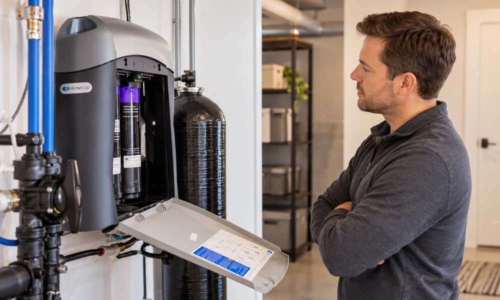 Home drinking water system and replacement filters